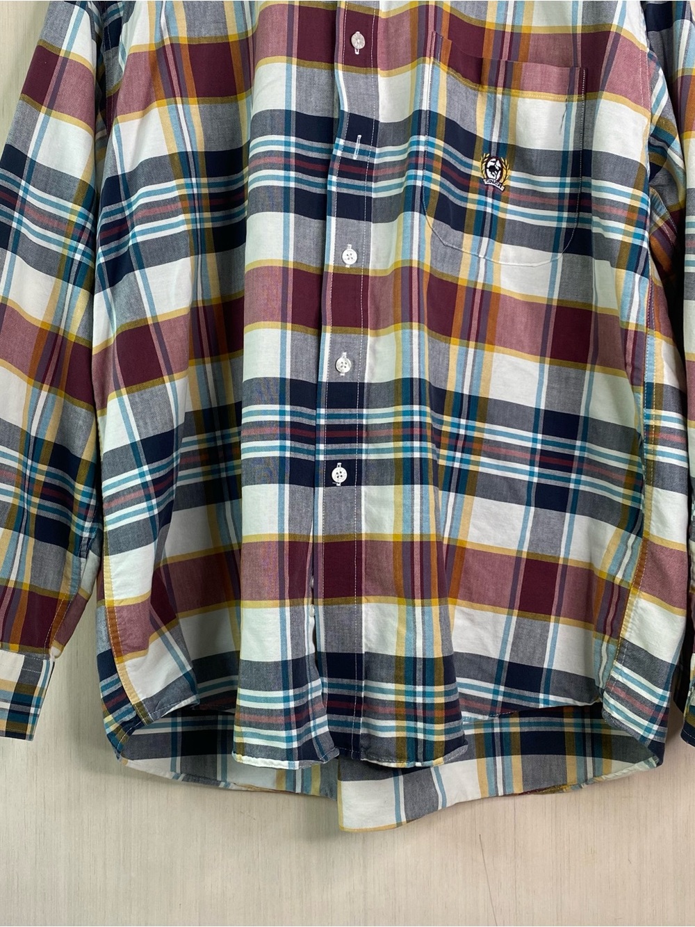 Cinch Long Sleeve Plaid Button Down Plaid Shirt Western Casual Large (flaw) - Picture 4 of 7